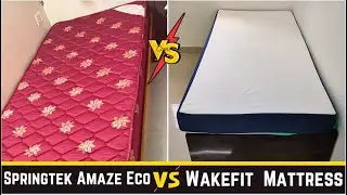 Wakefit Vs Springtek Amaze Eco Mattress detail Comparison | Dual Comfort- Hard & Soft Which one best