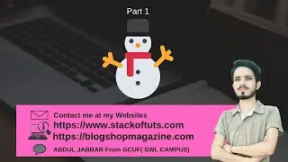 Project of Snowman in OpenGL with C++ Part 1 in Urdu/Hindi