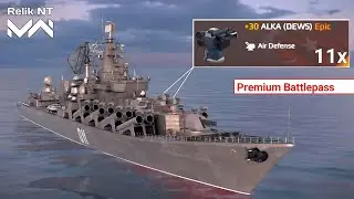 RF Varyag With 11x ALKA(DEWS) Great Laser Air Defence - Modern Warships 