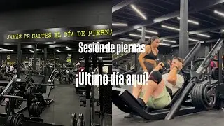 ÚLTIMO DÍA BODYPROJECT / LEG SESSION