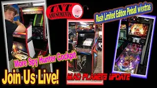 Stern RUSH LIMITED with Topper-progress on Gottlieb Mad Planets-upcoming games-TNT Amusements