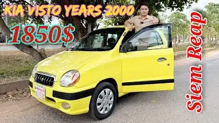 Kia Visto Years 2000 ទីតាំងខេត្តសៀមរាប តម្លៃលក់1850$ ☎️087/060/099-599990
