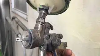 How to spray oil based paint