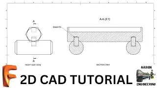 2D CAD Tutorial - Business Card Holder (Hill Top Machine Works)