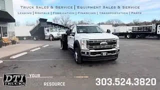 2023 Ford F550 11ft Flatbed, Diesel, Auto, 4x4, Gooseneck Hitch #16911M