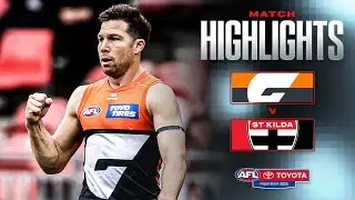 GWS Giants v St Kilda Highlights | Round 24, 2025 | AFL