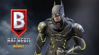 Arkham Bat Robot Battle | Flying Bat Robot | Gotham Survival | Gotham Bat V.s Bat Superhero