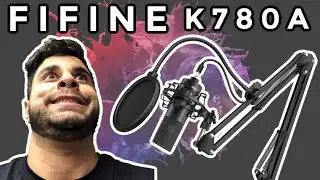 FIFINE USB STREAMING PODCAST MICROPHONE KIT UNBOXING & REVIEW - FIFINE K780A