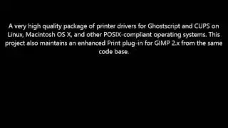 Download Gutenprint Top Quality Printer Drivers Here! Software