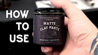 Matte Clay Paste Tutorial (Textured Quiff)