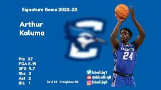 Arthur Kaluma Signature Game 2023 NBA Draft Prospect