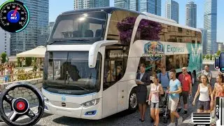 REAL BUS SIMULATOR | PRO COACH DRIVING | PASSENGER TRANSPORT JOURNEY 4K