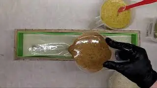 Making Amaretto Coffee Bar Soap - Cold Process Soap Making by Kilted Suds