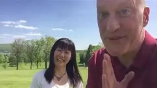 One Minute Laugh with Michi Morioka CMT & Robert Rivest Laughter Yoga CMT, Wellbeing Laughter CEO