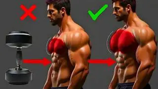 5 самых эффективных упражнений с гантелями для наращивания огромной, массивной груди | 100% эффек...
