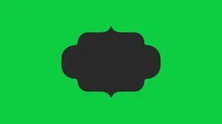 Minimal Black Cloud Icon for Clean Modern Design Systems | Green Screen Animation