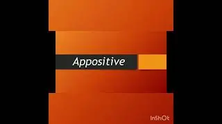 Appositive in English Grammar.... #LearningPoint