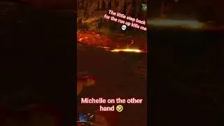 The Lava Claimed Another 3 Souls 😅 #arksurvivalascended #ark #Lava #rip #crossplatform #funnyshorts