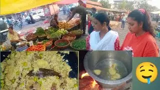 Aathoda Bazara tun anli bhaji ratri chulivarca bet 🤤🤤