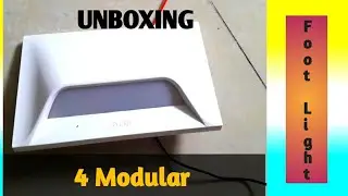 modular foot light//Unboxing//Experiments 24×7//best light for home//4 modular foot light