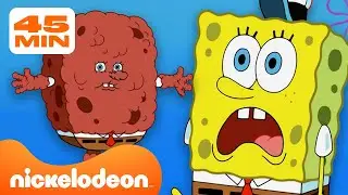 SpongeBob | Momen Terbaik SpongeBob Musim 8! (Bagian 3) 🥇| Kompilasi 45 Menit | Nickelodeon Bahasa