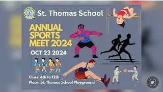 Game On! St Thomas School's Annual Sports Meet 2024 #school #sports #video #games