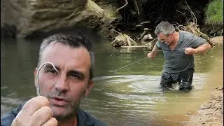 This Monster PULLED CYRIL UNDERWATER (Handline Fishing) - Chasing Monsters