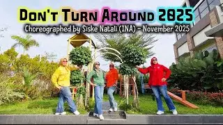 Don't Turn Around 2025 - Line Dance ||Choreo : Siske Natali (INA) ||GM Sport Club