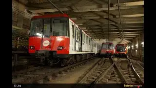 Metro de Barcelona Línia 1 13 5 2001 tren 101 composición 4021 4022 4023 4306 4024