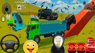 Truck Me Fortuner Car Load 🚛 | Heavy Loading Challenge | Indian Vehicle Simulator 3D #gaming 