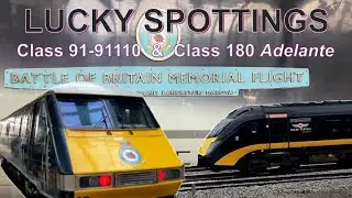 Class 91 | Electra | Battle of Britain Memorial flight | Class 180 Adelante | York Station
