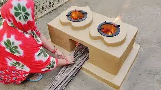 How to make Multiple Clay Stove at Home। Mitti ka Chulha Bananeka EasyTarika। Mitti ka Chulha#viral 