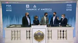 Consumer Lending Platform Finance of America Companies Inc. (NYSE: FOA) Rings The NYSE Opening Bell&reg;