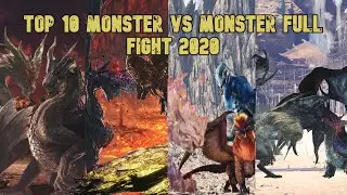 Top 10 Monster Vs Monster Full Fights of 2020 - MHW Iceborne