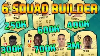FIFA 21 6 SQUAD BUILDER 250K 300K 400K 600K 700K 3M SQAUD BUILDER