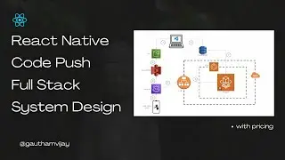 Проектирование и визуализация затрат на полнофункциональную систему React Native Code Push по мер...