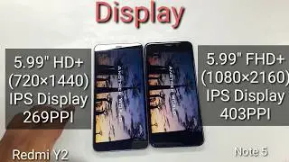 Redmi Y2 vs Redmi Note 5 Full Comparison/ With Camera