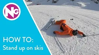 Как встать на лыжи — 2 способа // Научитесь кататься на лыжах