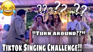 Total Eclipse (Turn Around) Tiktok Singing Challenge / Mic Sharing Challenge ng Wedding Entourage!