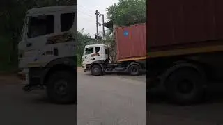40feet container ride 🚚 #longvehicle #container