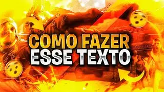 TUTORIAL: DE COMO FAZER TEXTO PARA THUMBNAIL! PELO (PS TOUCH) AVAN&Ccedil;ADO!