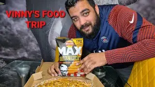 I AM TRYING THE NEW KFC CHICKEN PIZZA FROM PIZZA HUT AND THE NEW KFC CRISPS!!!
