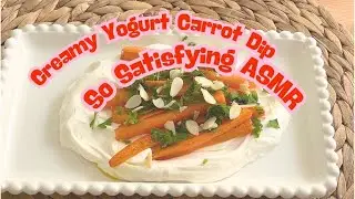 Creamy Yogurt Carrot Dip | So Satisfying ASMR 🥕✨