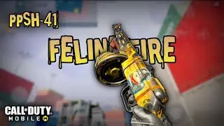 New PPsh-41 Feline Fire Showcase And Gameplay In Call Of Duty Mobile