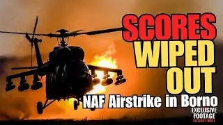 INSECURITY: Nigerian Air Force Unleashes Hellfire on Terrorists in Borno. See the Airstrikes.