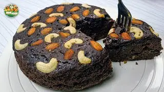 Christmas Special Plum Cake Recipe Without Oven | Soft & Moist Chocolate Fruit Cake | Naya Food