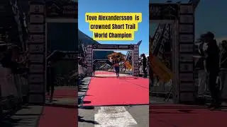 Tove Alexandersson  is crowned Short Trail World Champion