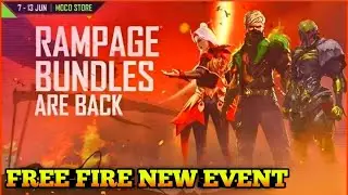 OLD RAMPAGE BUNDLES ARE BACK // NEW MOCO STORE EVENT FREE FIRE // TONIGHT UPDATE OF FREE FIRE