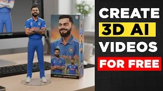 How to Create 3D AI Action Figure Videos & Photo Editing for Free | How to create ai 3D video model
