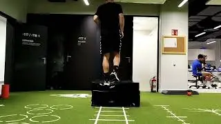 Lateral Leg Hop to Single Leg Box Jump